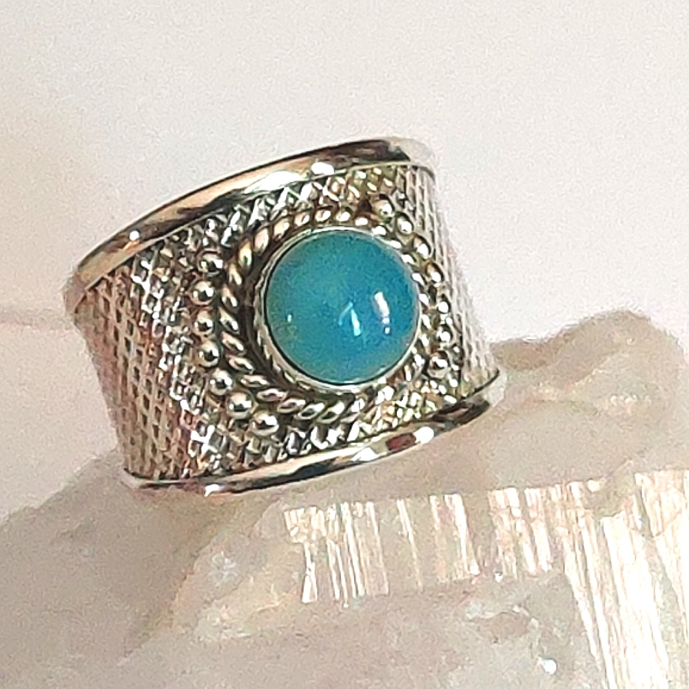 Chalcedony Ring, size 8